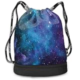 werert Galaxy Stars in Space Schwimmbeutel mit Kordelzug Turnbeutel Sporttasche für Männer und F