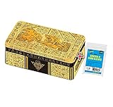 A YuGiOh! Mega Tin Box 2021: Tin of Ancient Battles | DEUTSCH | Yu-Gi-Oh! Karten NEU | + Arkero-G 100 Small Soft Sleeves japanische Kartenhü