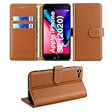 FMPC Hülle für iPhone SE/iPhone 7/8,Wallet Serie Handyhülle für iPhone SE/iPhone 7/8 Premium Leder Etui Magnetisch Flip Schutzhülle Klapphülle Tasche 360 Grad Stoßfest Case Holster-B