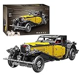 XYG Technic Classic Cars Bauset, 2,4 GHz/APP RC Retro Sportwagen Modell Spielzeug Ziegel, 3564 + PCS STEM Baufahrzeuge Baustein kompatibel mit Lego Technic (statisches Auto)
