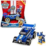 PAW Patrol - Chases Race & Go Deluxe Basis Fahrzeug mit Figur (Ready, Race, Rescue)