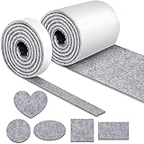 Filzgleiter für Stühle, 2 Stücke Filz Selbstklebend, Filz Selbstklebende, Selbstklebender Filzgleiter, Selbstklebendes Filz für Möbel, Schneiden Si Jede Form, für Möbelgleiter, B
