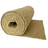 Nager-Teppich aus 100 % Hanf, Meterware, 0,60 m x 10,00 m x 0,5 cm dick (EUR 6,32/m²), Nagermatte geeignet als Käfig Bodenbedeckung z.B. für Kaninchen, Meerschweinchen, Hamster, Degus, Ratten und andere Nag