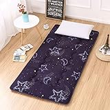 MINYU Japanische Futon-Matratze, gesteppt, atmungsaktiv, faltbar, rutschfest, weich, geeignet für Studenten, Schlafsaal, e, 80x200cm(31x79inch)