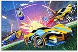 5d Diamond Painting Diamant Bilder FüR Erwachsene Und Kinder Rocket League Spiel Comic Car 14 DIY Kreuzstich Arts Craft Kristall Strass Stickerei 15.7'x19.7'(40x50cm) Kein R