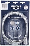 GROHE Relexaflex Metall Longlife Brausen und Duschsysteme (Metallbrauseschlauch 1250, 1,25 mm) chrom, 28142000