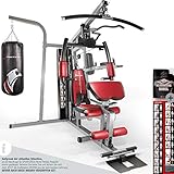 Sportstech Premium 50in1 Kraftstation für EIN Allround Training | Multifunktions-Heimtrainer mit Stepper & LAT-Zugturm | HGX Fitness-Station aus Eva Material | Robust für Zuhause (HGX260 Modell2021)
