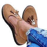Damen Schuhe Laufschuhe Klettverschluss Flach Slip On Fitness Sportschuhe Freizeit Trainer Rutschfest Fashion Sneaker Outdoor Leicht Turnschuhe Wanderhalbschuhe Jogging