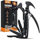 BIIB Geschenke für Männer, 12 in 1 Multifunktionswerkzeug, Vatertagsgeschenk, Männer Geschenke zum Vatertag, Multitool Camping Zubehör Gadgets für Männer Papa Geschenk, Weihnachtsgeschenke für M