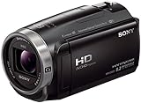 Sony HDR-CX625 Full HD Camcorder (30-fach optischer Zoom, 5-Achsen BOSS Bildstabilisation, NFC) schw