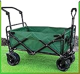 Trolley Handwagen Faltbarer Gartentrolley Carts Beach Shopping Camping Cart Outdoor Utility Wagon Trolley - für Camping Garden (C) stark