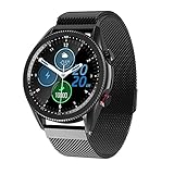 Smartwatch-Armband für Herren, Wecker, Schrittzähler, Stunden-Uhren, wasserdicht, mit Bluetooth verbundene Smartwatch (A)