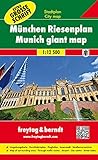 München Riesenplan: Stadtplan mit extra großer Schrift, Spiralbindung - Maßstab 1:12.500 (freytag & berndt Stadtpläne)