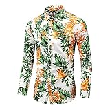 Shirt Herren Herbst Winter Klassisch Mode Slim Fit/Lose Herren Langarm Modern Revers Resort Stil Herren Freizeithemden Urban Trend Casual Herren S