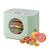 better daily life 300W Dörrgerät für Haushalt,30℃~80℃ Thermostatisches Dörrgerät für den Haushalt,Edelstahl zum Trocknen von Haustiersnacks, rohem Fleisch, Obst und Gemü