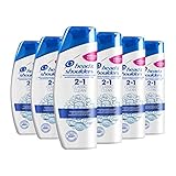 Head & Shoulders Classic Clean 2-in-1 Anti-Schuppen Shampoo, 6er Pack (6 x 250ml), Bei Fettigem Haar, Shampoo gegen Schuppen, 72 Stunden Schutz Vor Schuppen, Juckreiz Und Trockenheit, C