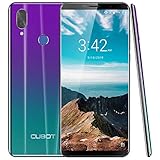 CUBOT X19 4G Smartphone ohne Vertrag 5.93' IPS FHD+ Touch Display mit 4000mAh Akku, 4GB Ram+64GB interner Speicher, Octa-Core 2.5GHz, 8MP Frontkamera/16MP Hauptkamera Dual SIM Handye (Twilight)