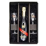 Reichelts I Feinste Getränke & Geschenke I G.H. Mumm Champagner Brut Grand Cordon 0,75l + 2 exklusive Champagnergläser in Präsentbox