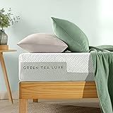 ZINUS Green Tea Luxe Memory Schaum Matratze | Anpassungsfähige 7 Zonen Matratze | 90 x 200 cm | Höhe 20 cm | H2-H3 Mittelfest | Rollmatratze | OEKO-TEX