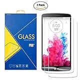 [2 Pack] Panzerglas Schutzfolie LG G3 D855 - Gehärtetem Glas Schutzfolie Displayschutzfolie für LG G3 D855