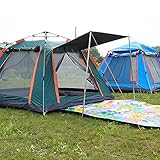 XIKUO 4/6 Personen Pop Up Instant Campingzelt für Familie mit Markise, wasserdichtes, leicht aufzubauendes, leichtes Kuppelzelt mit Regenfliege, 4 Jahreszeiten für Rucksacktouren, Wandern, Bergsteig