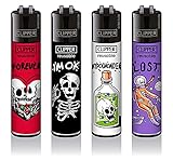 Clipper® - Skulls #19 - 4er Set - inkl. exkl. CKS Filtertip
