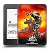 Head Case Designs Offiziell Zugelassen Jurassic World Dinosaurier Schluessel Kunst Soft Gel Handyhülle Hülle Huelle kompatibel mit Kindle Paperwhite 1/2 / 3