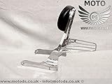 Sissy Bar Passagier Edelstahl Rückenlehne + Gepäck hinten Rack Yamaha XVS 1300 midnig