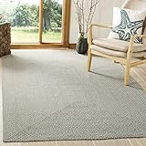 Safavieh Braided Collection BRD170A Handgefertigter Landhaus-Teppich, wendbar, Baumwolle, Akzent-Teppich, 70 x 100 cm, Mehrfarbig