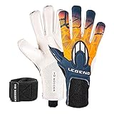 Ho Soccer Legend Negative Nebula Orange Torwarthandschuhe, Unisex, Erwachsene, Orange/Blau, 9,5