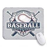 Gaming Mouse Pad Fußball Kreative Vintage Grange Stamp Baseball Emblem Sport Trikot rutschfeste Gummi Backing Computer Mousepad für Notebooks Maus M