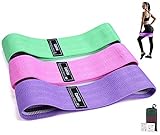 Cadrim Fitnessbänder Widerstandsbänder, Widerstandsbänder in 3 Stärke, Resistance Band Trainingsband für Crossfit, Muskelaufbau, Yoga, Pilates für Männer und F