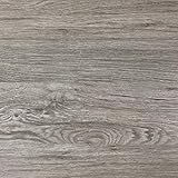 [12,56€/m²] Klebefolie in grauer Holz-Optik [200 x 67,5cm] I Selbstklebende Folie für Möbel Küche & Deko I Selbstklebefolie hitzebeständig & abwaschbar I 3D Holz-Maserung Dekor 'Kalk-Esche'