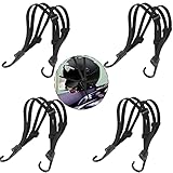 4 Stücke Gepäckspanner, Spanngurte Motorrad Gepäck,Spanngurt Fahrrad,mit Haken Gepäckträger Spanngurt,Auto Spanng