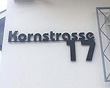 Hausnummer - Straßenschild - Acryl - Türschild - Nummer - Acrylg