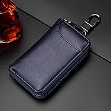 BAWAQAF Mini-Kartenbeutel, Schlüsselanhänger, Herren, Damen, Schlüsselhalter, Organizer, Tasche, Leder, Autoschlüssel, Geldbörse, Haushälter, Schlü