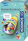 KOSMOS 657987 Kaleidoskop, Selbst bauen und staunen, Experimentier-und Bastel-Set mit Spiegeln, Licht und strahlenden Farben, wieder befüllbar, Mitbringexperiment zu Optik, Für Kinder ab 6 - 8 J