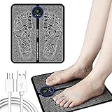 Elektrisches Fußmassagegerät, Perphin USB EMS Fußmassagegerät EMS Leg Reshaping Foot Massager, 6 Modi,9 Einstellbare Frequenzen, Muskelschmerzen reduzieren, fördert die Durchblutung Für Hause Bü