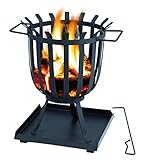 tepro 1076 Feuerstelle Feuerkorb Brentwood, schwarz (36 x 36 x 45 cm)