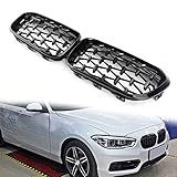 Artudatech Meteor Kühlergrill für die Frontstoßstange, schwarz, Nierengitter, passend für B-M-W 1er-Serie F20/F21 2015 2016 2017