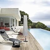 EINFEBEN Schutzhülle für Ø 300 cm Sonnenschirm Abdeckhauben für Sonnenschirm Anthrazit Universal Abdeckung zum Schutz für Sonnenschirme Extra Wasserabweisend Winddichte und UV schützend - Beig