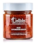 IContadini Feinkost Tomatenpaste, Pomodori Secchi,vegan, italienische Antipasti im Glas, Pugliesi, 230 g