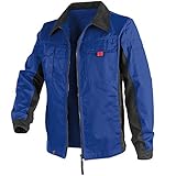 KÜBLER INNO PLUS Arbeitsjacke blau, Größe 48, Unisex-Arbeitsjacke aus Mischgewebe, leichte Arbeitsjacke von KÜBLER Workw