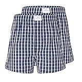 TOM TAILOR Herren Boxershort blau kariert 2er Pack L