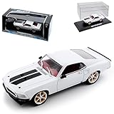 Greenlight Ford Mustang Boss 302 Coupe I Weiss 3. Generation 1969-1970 Roman´s Fast and Furious 1/43 M