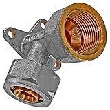 16mm QUALITÄTS SCHRAUBFITTING  Wandwinkel auf 1/2 Zoll Innengewinde | Für Mehrschichtverbundrohr 16,0mm x 2,0mm (Durchmesser x Wandstärke)