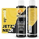 epoxid1® Polierpaste Epoxidharz | 250ml | Epoxidharz Polierpaste für Hochglanz-Finish | Microperl-Technologie | Politur für Epoxidharz, Resin &