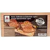 MASTER PIECE Light Eight Zeder 8 Grillbretter aus Zedernholz Grillplanken Premium Qualität, Set à 8 STK, BBQ Räucherbretter im günstigen 8er Pack