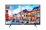 Telefunken XU50K700 50 Zoll Fernseher / Smart TV (4K Ultra HD, HDR Dolby Vision, Triple-Tuner) - 6 Monate HD+ inklusive [2022] [Energieklasse G]