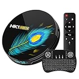 PuPuGou Android 11.0 TV Box, 2022 Neueste Android TV Box RK3356 Quad-Core 64-Bit Cortex-A53 Mit Dual-WiFi 2,4 G / 5 Ghz BT 4.0 / 8K/4K/3D/H.265 Smart-TV-Box,8gb+64gb